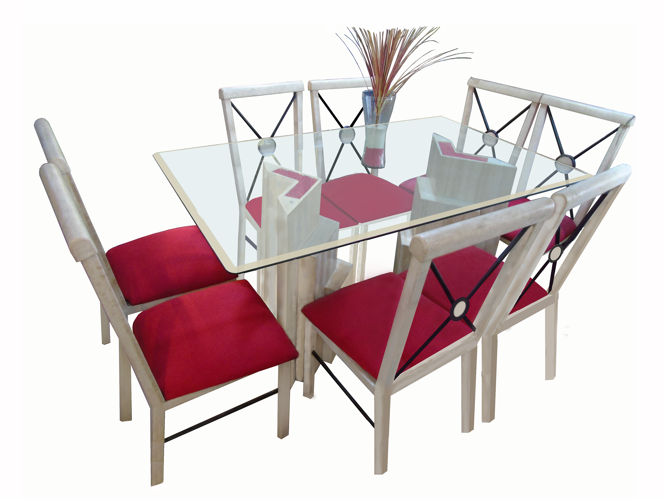 Juego de Comedor de Marmol